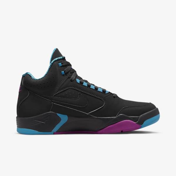 Nike Air Flight Lite Mid Miesten Tennarit Mustat Turkoosi Punainen Violetit Mustat | NK390VWD