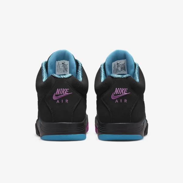 Nike Air Flight Lite Mid Miesten Tennarit Mustat Turkoosi Punainen Violetit Mustat | NK390VWD