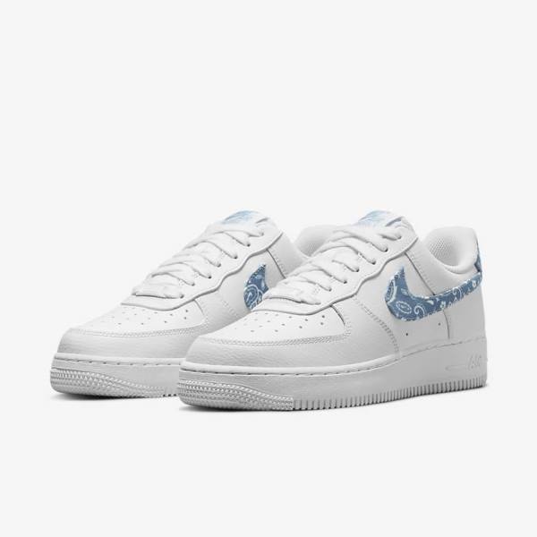 Nike Air Force 1 07 Essential Naisten Tennarit Valkoinen Sininen | NK240QEF