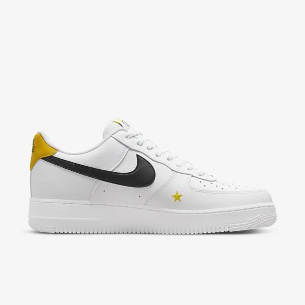 Nike Air Force 1 07 LV8 Miesten Tennarit Valkoinen Keltainen Mustat | NK548RWU