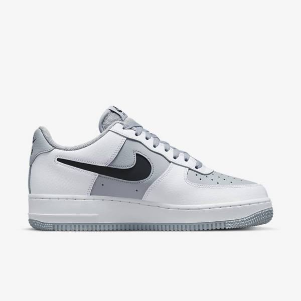 Nike Air Force 1 07 LV8 Miesten Tennarit Valkoinen Harmaat Mustat | NK649QYB