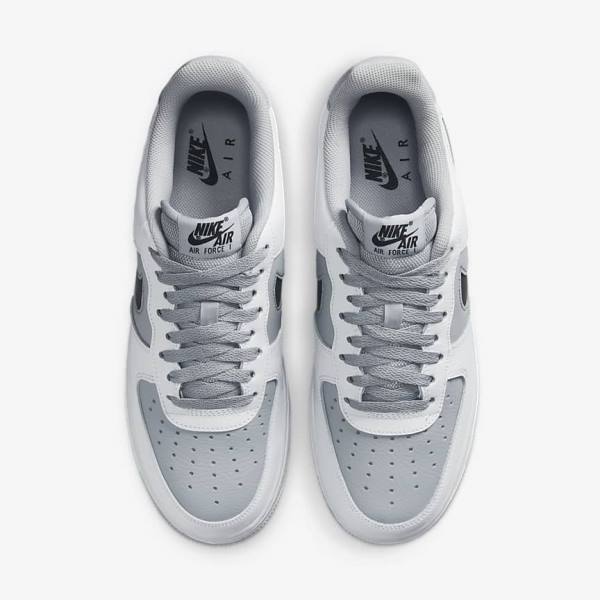 Nike Air Force 1 07 LV8 Miesten Tennarit Valkoinen Harmaat Mustat | NK649QYB