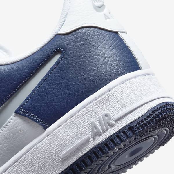 Nike Air Force 1 07 LV8 Miesten Tennarit Laivastonsininen Valkoinen Harmaat | NK746YZV