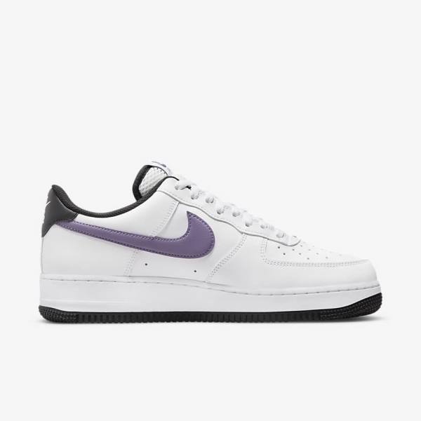 Nike Air Force 1 07 LV8 Miesten Tennarit Valkoinen Mustat Valkoinen Violetit | NK809SQF