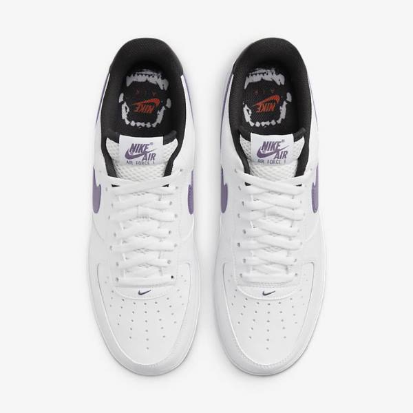 Nike Air Force 1 07 LV8 Miesten Tennarit Valkoinen Mustat Valkoinen Violetit | NK809SQF