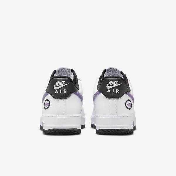 Nike Air Force 1 07 LV8 Miesten Tennarit Valkoinen Mustat Valkoinen Violetit | NK809SQF