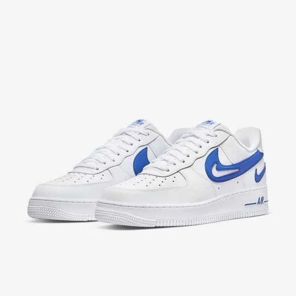 Nike Air Force 1 07 Miesten Tennarit Valkoinen Kuninkaallinen Sininen | NK317DQP