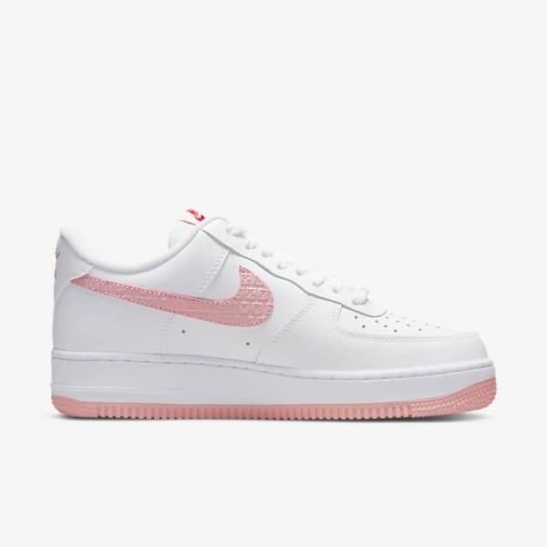 Nike Air Force 1 07 Naisten Tennarit Valkoinen Punainen | NK328NPR