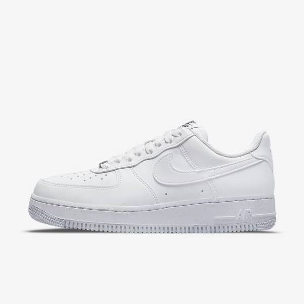 Nike Air Force 1 07 Next Nature Naisten Tennarit Valkoinen Mustat Metal Hopea | NK371WVS