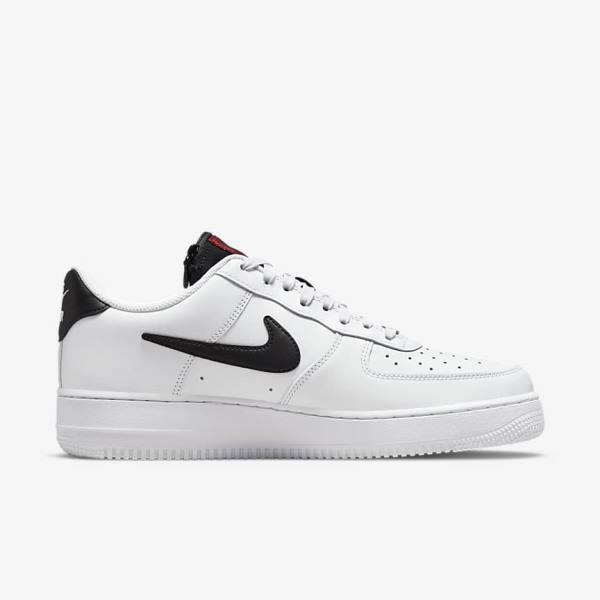 Nike Air Force 1 07 Premium Miesten Tennarit Valkoinen Viininpunainen Punainen Mustat | NK371EVY