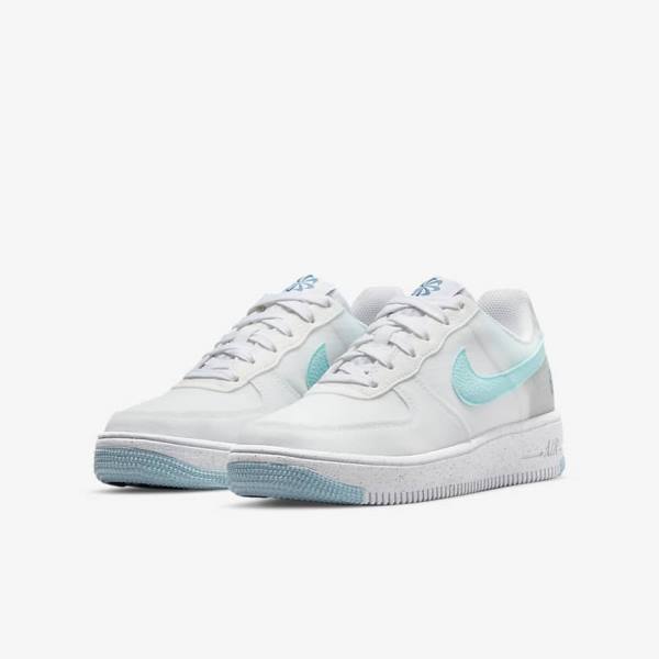 Nike Air Force 1 Crater Older Lasten Tennarit Valkoinen Sininen | NK370NLS