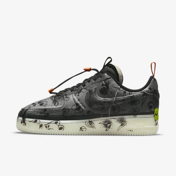 Nike Air Force 1 Experimental Miesten Tennarit Mustat Valkoinen | NK052GVA