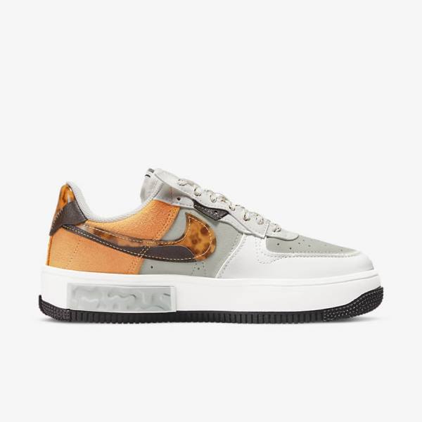 Nike Air Force 1 Fontanka Naisten Tennarit Ruskea Vaaleanbeige Keltainen | NK631GSA