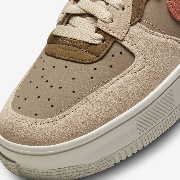 Nike Air Force 1 Fontanka Naisten Tennarit Viininpunainen Khaki | NK746BTR