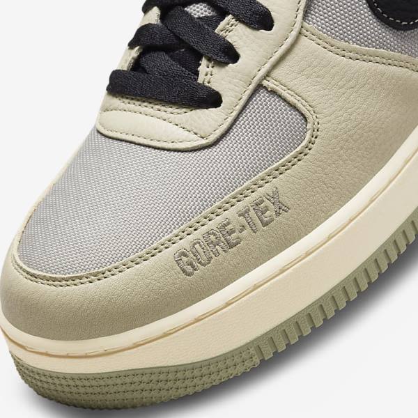 Nike Air Force 1 GTX Miesten Tennarit Khaki Valkoinen Mustat | NK436WMC