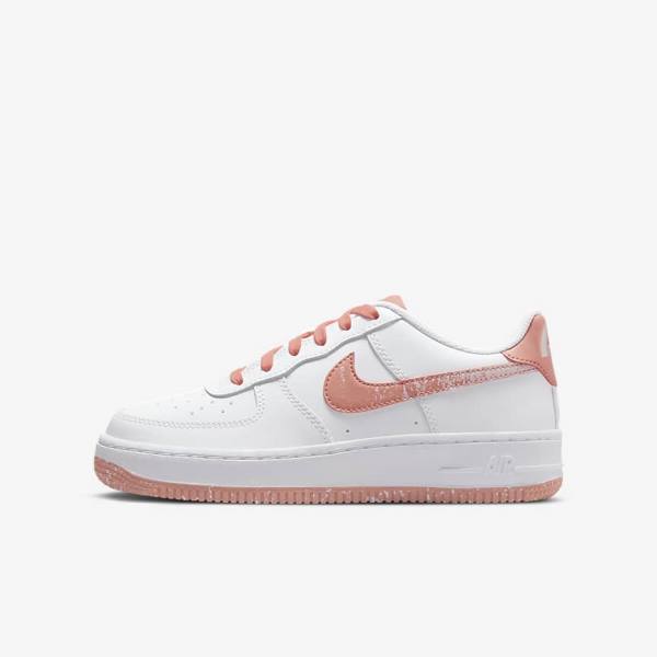 Nike Air Force 1 LV8 Older Lasten Tennarit Valkoinen Vaalean | NK126IDG