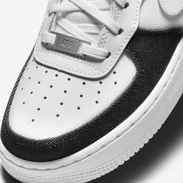 Nike Air Force 1 LV8 Older Lasten Tennarit Valkoinen Laivastonsininen Punainen Valkoinen | NK472OKX