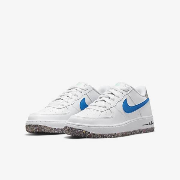 Nike Air Force 1 LV8 Older Lasten Tennarit Valkoinen Minttu Pinkki Vaaleansininen | NK870OBN