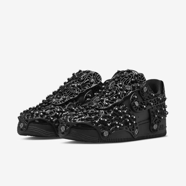 Nike Air Force 1 LXX x Swarovski Naisten Tennarit Mustat Metal Hopea Mustat | NK276IZU