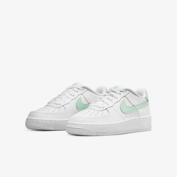 Nike Air Force 1 Older Lasten Tennarit Valkoinen Minttu | NK901XJF