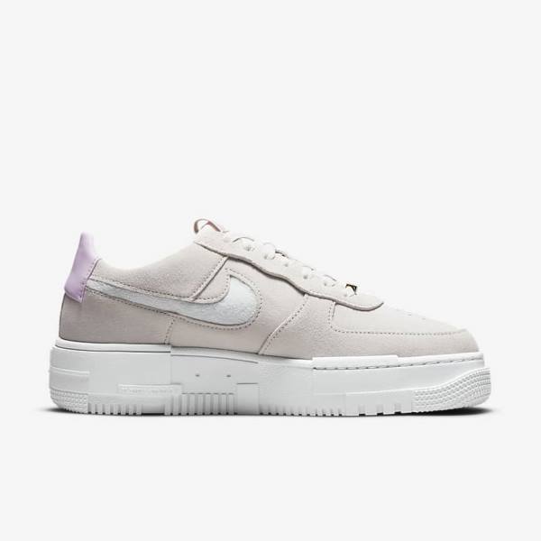 Nike Air Force 1 Pixel Naisten Tennarit Valkoinen Vaaleanbeige Pinkki | NK340FVU