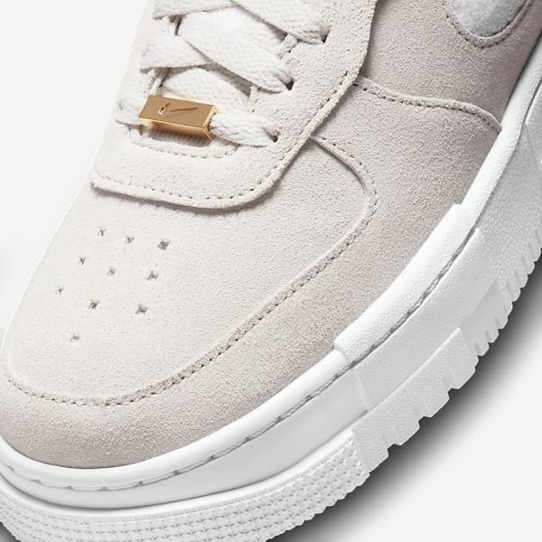 Nike Air Force 1 Pixel Naisten Tennarit Valkoinen Vaaleanbeige Pinkki | NK340FVU