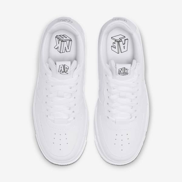 Nike Air Force 1 Pixel Naisten Tennarit Valkoinen Mustat Valkoinen | NK874BFD