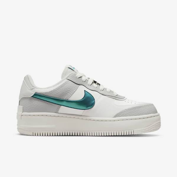 Nike Air Force 1 Shadow Naisten Tennarit Valkoinen Harmaat Valkoinen | NK314HCT