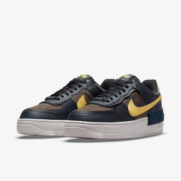 Nike Air Force 1 Shadow Naisten Tennarit Vihreä Valkoinen Kultaiset | NK561BXQ