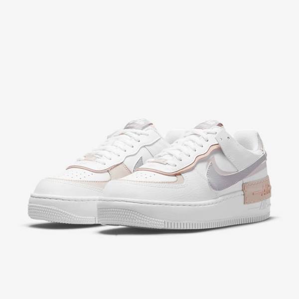 Nike Air Force 1 Shadow Naisten Tennarit Valkoinen Pinkki Pinkki Harmaat | NK781HVK