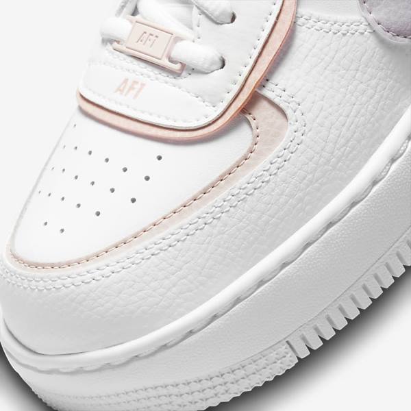 Nike Air Force 1 Shadow Naisten Tennarit Valkoinen Pinkki Pinkki Harmaat | NK781HVK