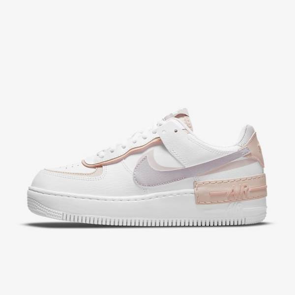 Nike Air Force 1 Shadow Naisten Tennarit Valkoinen Pinkki Pinkki Harmaat | NK781HVK