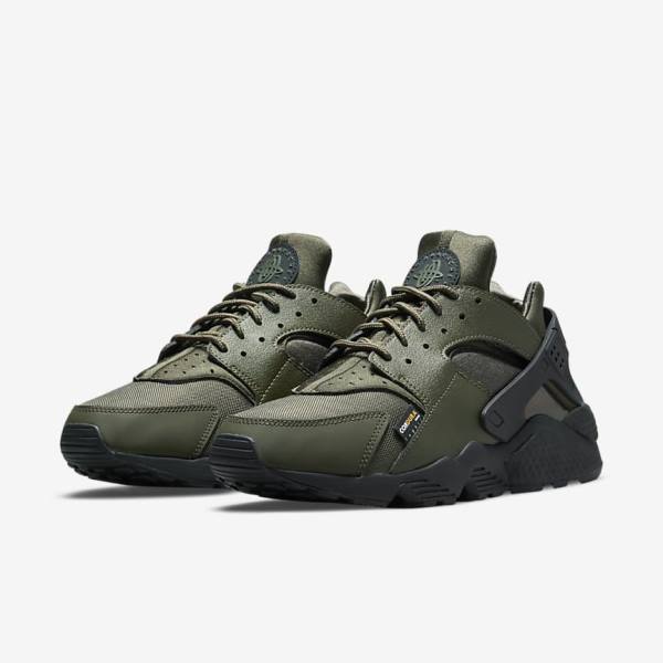 Nike Air Huarache Miesten Tennarit Khaki Mustat Kultaiset Khaki | NK248HJA