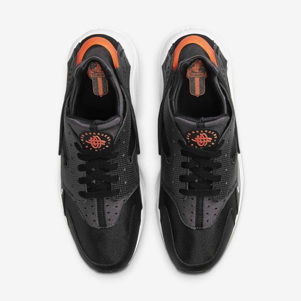 Nike Air Huarache Miesten Tennarit Mustat Oranssi Harmaat Valkoinen | NK027VJI