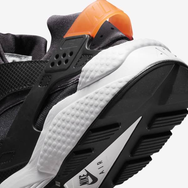 Nike Air Huarache Miesten Tennarit Mustat Oranssi Harmaat Valkoinen | NK027VJI