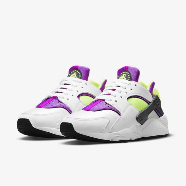 Nike Air Huarache Naisten Tennarit Valkoinen Mustat Keltainen | NK926CTR