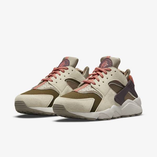 Nike Air Huarache SP Naisten Tennarit Khaki Viininpunainen | NK893GCX