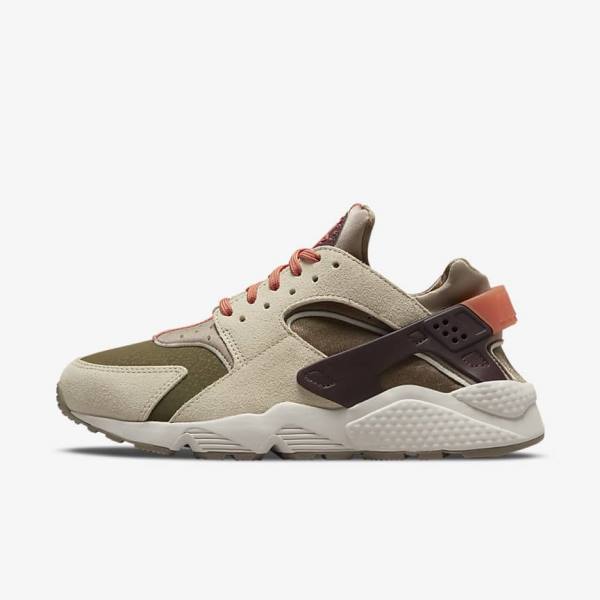 Nike Air Huarache SP Naisten Tennarit Khaki Viininpunainen | NK893GCX