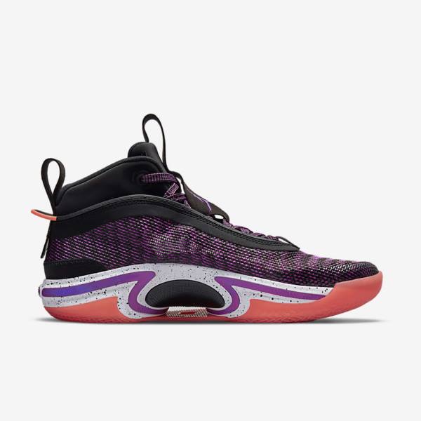 Nike Air Jordan XXXVI First Light Miesten Jordan Kengät Mustat Valkoinen Vaaleanmango Violetit | NK625QSX