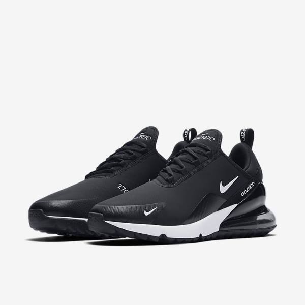 Nike Air Max 270 G Miesten Golfkengät Mustat Valkoinen | NK048CQH