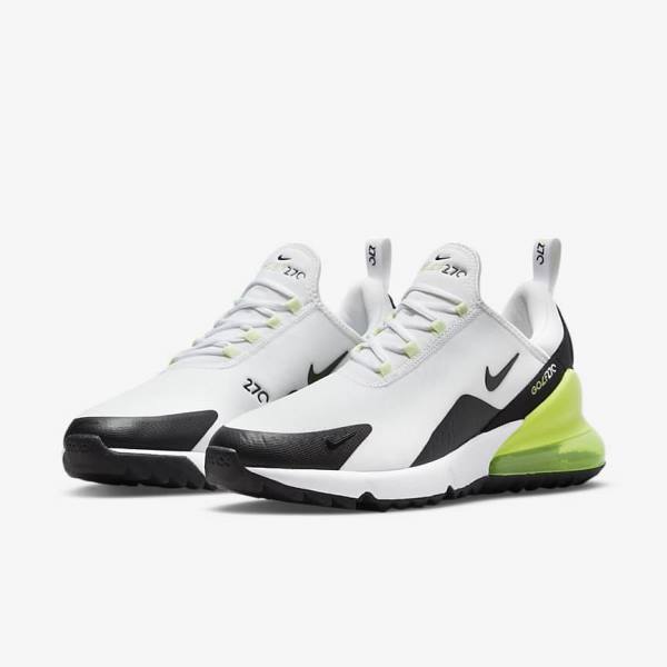 Nike Air Max 270 G Miesten Golfkengät Valkoinen Mustat | NK628LXI