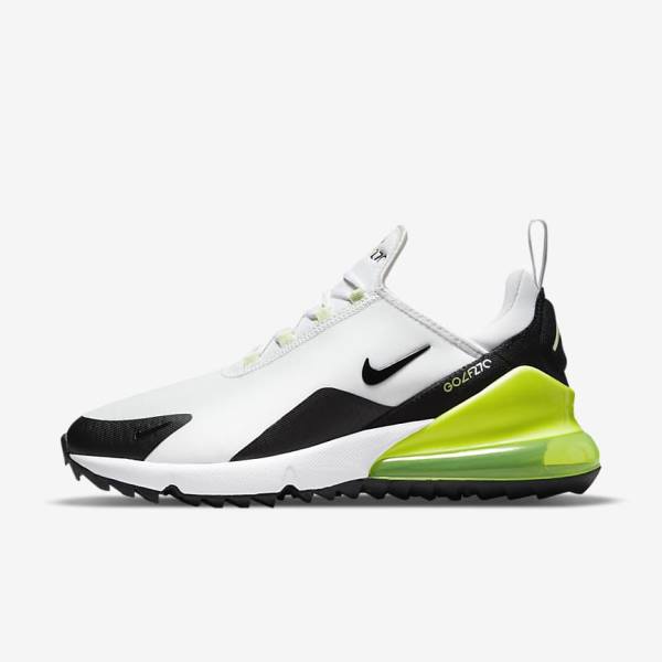 Nike Air Max 270 G Naisten Golfkengät Valkoinen Mustat | NK405IMG