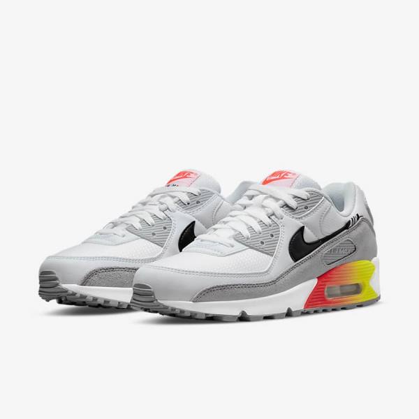 Nike Air Max 90 Air Max Month Miesten Tennarit Harmaat Vaaleanpunainen Mustat | NK498EQJ