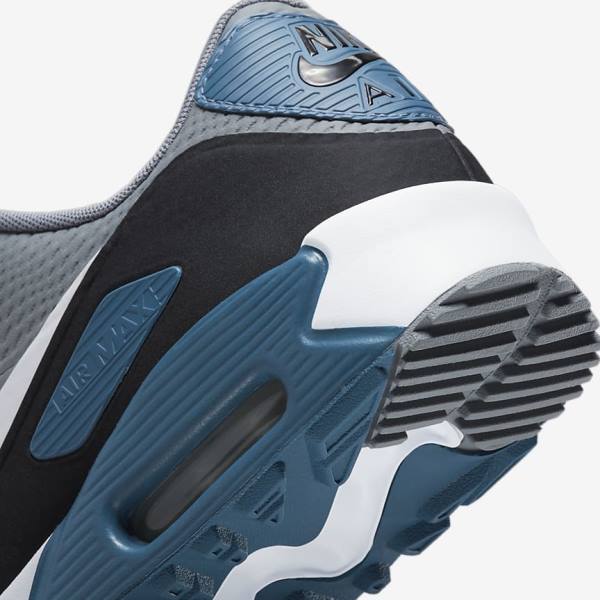 Nike Air Max 90 G Miesten Golfkengät Harmaat Mustat Valkoinen | NK594QKI