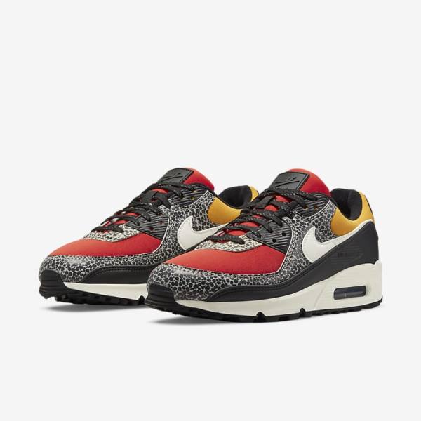 Nike Air Max 90 SE Naisten Tennarit Mustat Punainen | NK849WEV