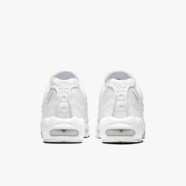 Nike Air Max 95 Essential Miesten Tennarit Valkoinen Harmaat Valkoinen | NK420LXE