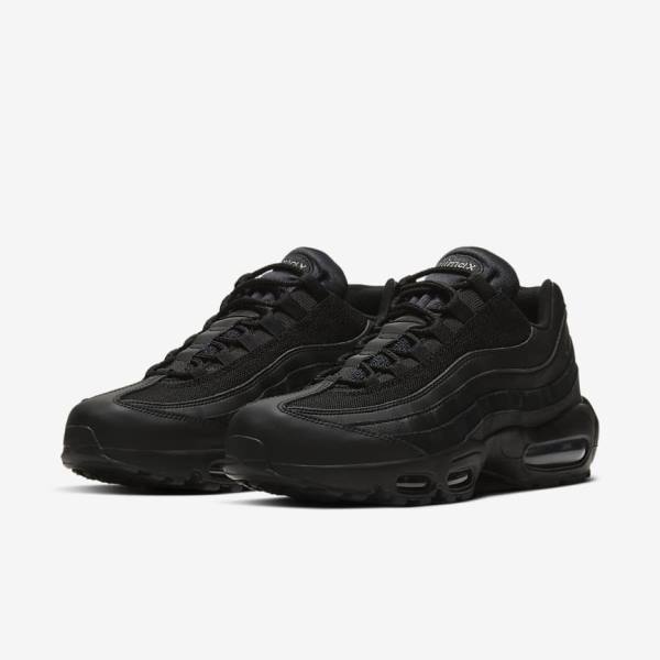 Nike Air Max 95 Essential Miesten Tennarit Mustat Tummanharmaat | NK704UIR