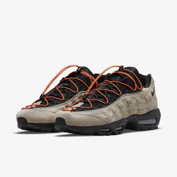 Nike Air Max 95 Miesten Tennarit Khaki Oranssi Mustat | NK065NWH