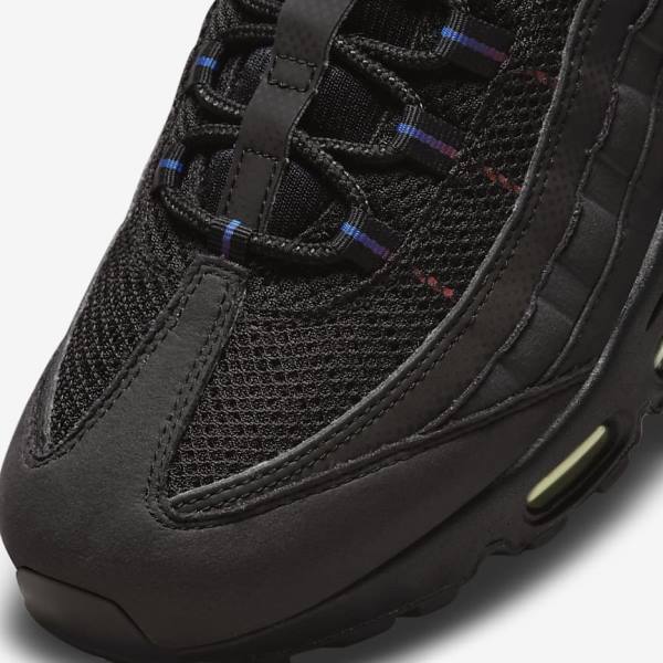 Nike Air Max 95 Miesten Tennarit Mustat Sininen Vaaleanpunainen | NK157LYB