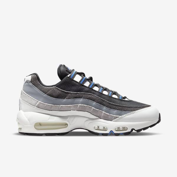 Nike Air Max 95 Miesten Tennarit Mustat Tummanharmaat Sininen | NK197WDG